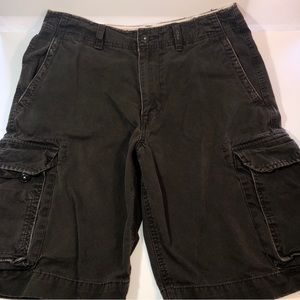 American Eagle cargo shorts mens size 32  brown